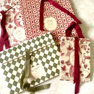 Sézane x ANTOINETTE POISSON Set of 4 Printed Gift Bags/Pouches